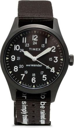 And Wander Sneakers Expedition North Field Post Solar x TIMEX - Nero