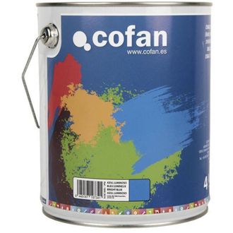 cofan Esmalte Sint&eacute;tico (4 L) Azul Luminoso, Esmalte Sint&eacute;tico Al Disolvente Disponible En Una Amplia Gama De Colores Y Tonalidades Fabricado A Base De Resi