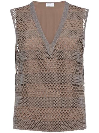 Brunello Cucinelli Top - Grigio