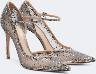 Gianvito Rossi Salones Mary Jane Rania 105 de ante