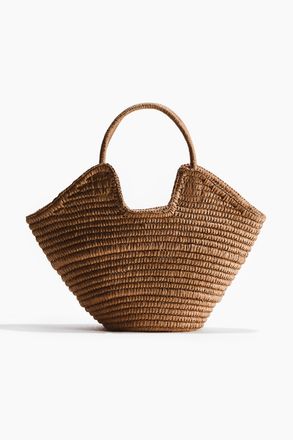 H&M Shopper aus Bast - Beige