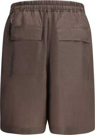 Rick Owens Kilt-Style Nylon Bermuda - Brown