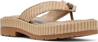Donald J Pliner Sylverr Platform Flip Flop in Tobacco at Nordstrom, Size 5.5