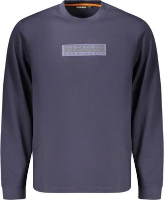 Napapijri Camiseta de manga larga - Tops - Hombre - Azul - 2XL
