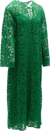 Valentino Garavani Women Lace Dress Green
