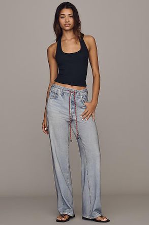 Rag & Bone Miramar High-Rise Wide-Leg Terry Jeans