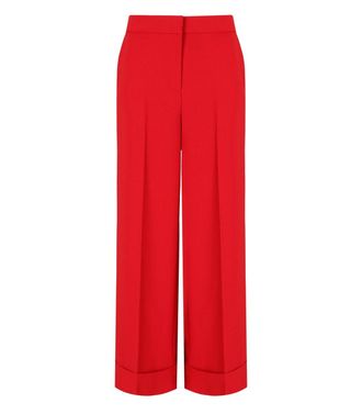 Essentiel PANTALONE CROPPED IMO ROSSO ESSENTIEL ANTWERP