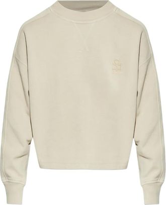 Isabel Marant Sunny embroidered sweatshirt - Neutrals