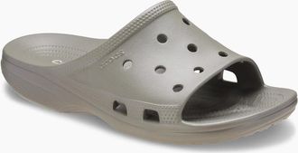 Crocs Mens Crocs SATURDAY SLIDE Mens Sliders Dusty Olive - Green - Size: 13