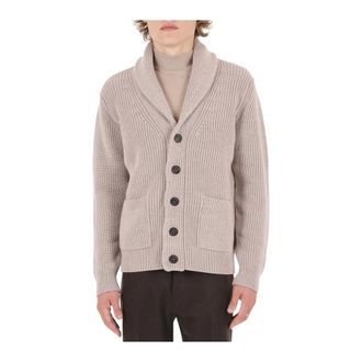 Drumohr Merinowollen vest - Heren - Truien - Beige - Maat: XL Wol