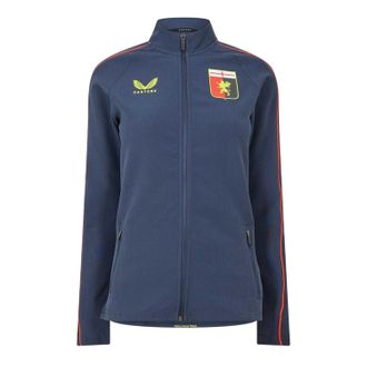 Castore Anthem Genoa CFC trainingsjack met doorlopende rits voor dames (Marine)