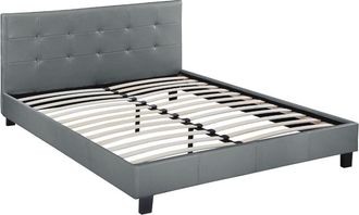 Habitat et Jardin Habitat Et Jardin - Cama Julia color Gris - 140 x 190 cm