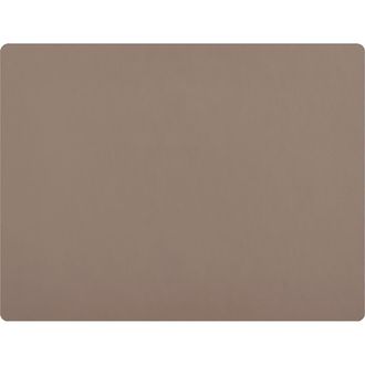 Frieling Davanti by Mattola Placemats Set of 6, Rectangular 16.5 x 12.5 Inch Indoor Outdoor Table Placemats in Taupe at Nordstrom