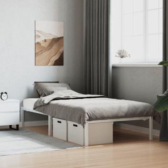 vidaXL vidaXL Giroletto in Metallo Bianco 100x190 cm