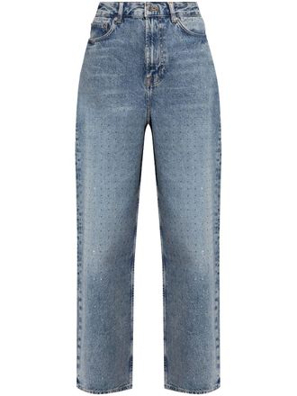 Samsøe & Samsøe Jeans met wijde pijpen - Blauw