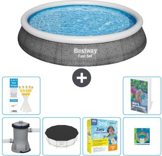 Bestway Piscina Bestway Fast Set Redonda - 396x84 Cm - 7-piezas S231