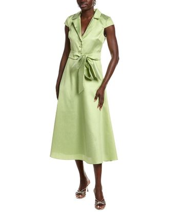 Badgley Mischka Cap Sleeve Cocktail Shirtdress