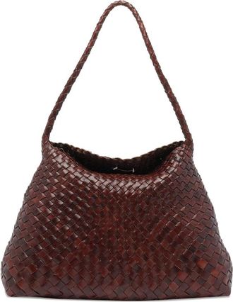 Dragon Diffusion Santa Maria Woven Leather Shoulder Bag