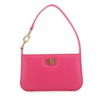 MCM Fuchsia Nappa Shoulder Bag
