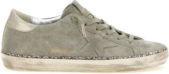 Golden Goose Grey Lace Up Sneakers
