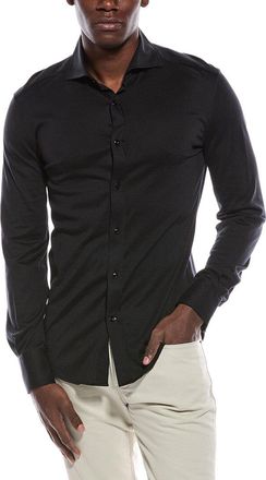 Brunello Cucinelli Slim Fit Silk-Blend Shirt