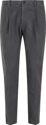 BRIGLIA 1949 Heren, Broeken, Grijs, Maat: 2XL Gabardine