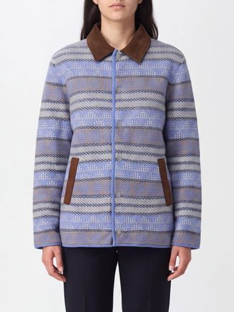 Guest In Residence Ethnic Pattern Wool and Cashmere Shirt Jacket