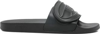 Diesel Sa-Bloop embossed slides - Black