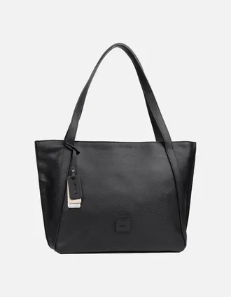 Gabor Womens Elfie Zip Shopper Womens Shoulder Bag - Black - Size: ONE size