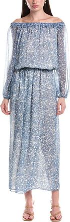 Max Mara Enza Silk Maxi Dress