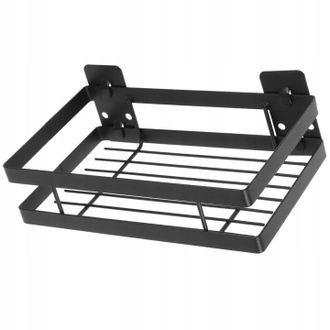 OEM Estante Ba&ntilde;o Metal Negro Drenaje