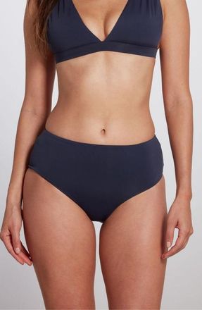 Sauipe Swimwear Serena Hipster Bikini Bottom in Navy Blue at Nordstrom, Size Medium