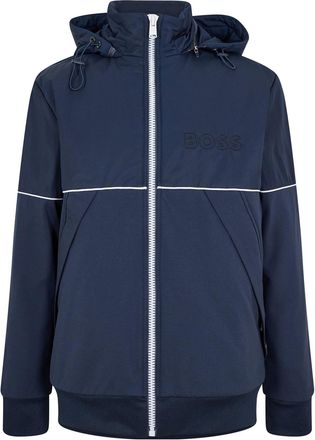 HUGO BOSS Mens 21 10258165 01 Tracksuit Top in Dark Blue - Size X-Large
