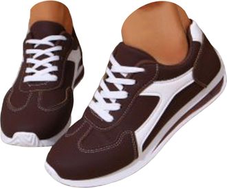 Generic Womens Classic Retro Fashion Sneakers Casual Tennis Shoes Lace up Low Top Memory Foam Insoles Sneakers Lightweight Non Slip Footwear for Women Walking