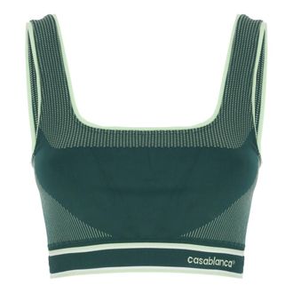 Casablanca Seamless Bralette Top - female - Casablanca - Sleeveless Tops - Green - L/XL - Tops