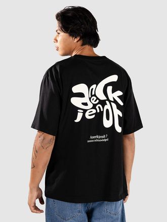 Anerkjendt Akvillads Print Camiseta negro