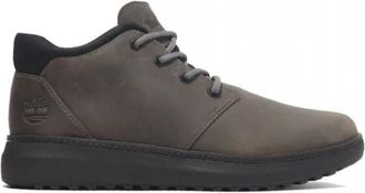 Timberland Hudson Road Mid Chukka - Heren - Veterlaarzen - Zwart - 43 EU - Leer - Schoenen