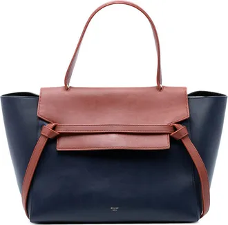Celine Pre-owned Celine Mini Bicolor Smooth Calfskin Belt Bag Ladies QEC4IAOUGI7O4N2T