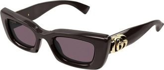 Gucci Violet Cat Eye Ladies Sunglasses GG1827S 004 49
