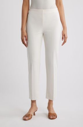 Anne Klein Hollywood Ankle Pants in White Dove at Nordstrom, Size Xx-Small P