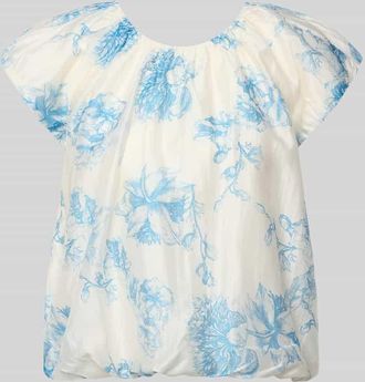 Moss Copenhagen Regular Fit Bluse aus Lyocell-Mix Modell Evangelia in Offwhite, Gr&ouml;&szlig;e XL