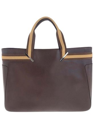 Gucci Brown Calfskin Leather Tote (Authentic Pre-Loved)