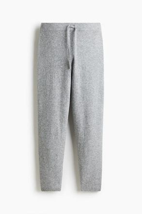 H&M Fine-knit Joggers in Gray Melange at Nordstrom, Size Xx-Large