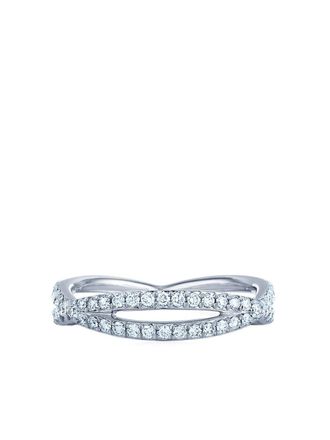 Kwiat Anello Fidelity in oro bianco 18kt con diamanti - Argento