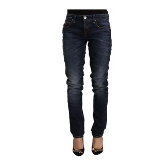 Acht Slim-fit Jeans, female, Blue, Size: W26 Low Waist Skinny Denim