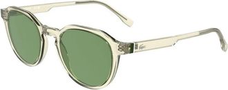 Lacoste L6052S N 750 Zonnebril - Heren - Zonnebrillen - Bruin - 51 MM - Accessoires