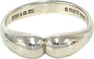Tiffany & Co. Silver Silver 925 Band Ring (Pre-Owned)
