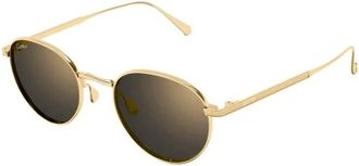 Cartier Sunglasses, unisex, Yellow, Size: 51 MM Sunglasses