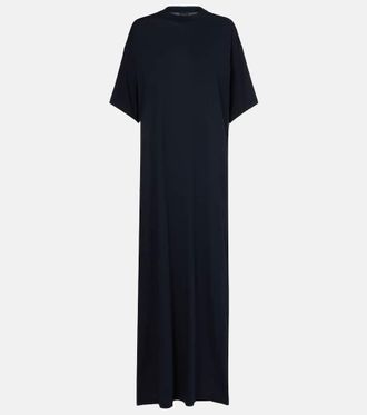 Balenciaga Cocoon cotton jersey maxi dress