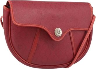 Dior Pre-owned Cross Body Bags, female, Red, Size: ONE SIZE Pre-owned Vintage Shoulder Bag